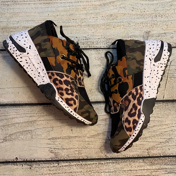 camo and cheetah print shoes